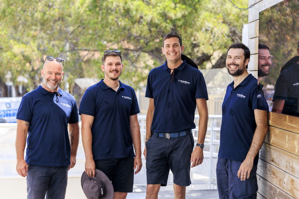 Equipe de Toulon Vieille Darse au complet