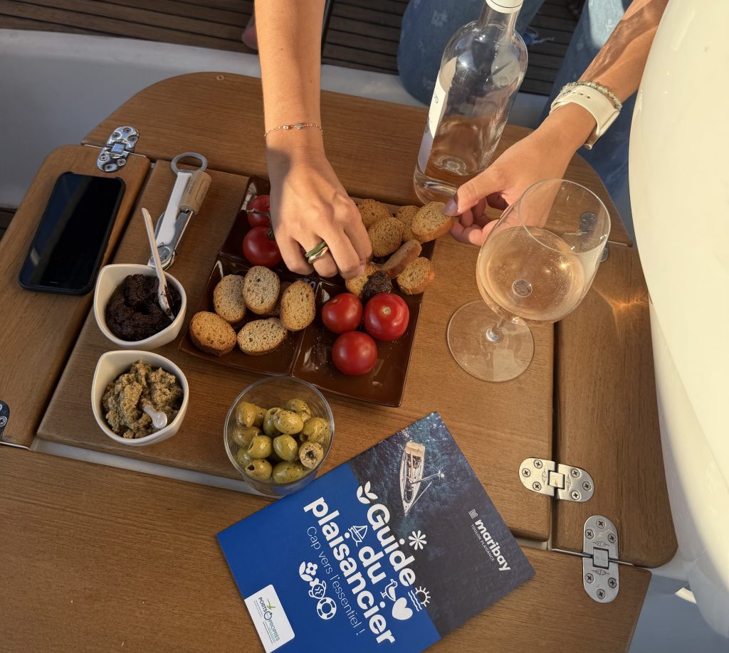 Préparation d'un Apéro-Ponton