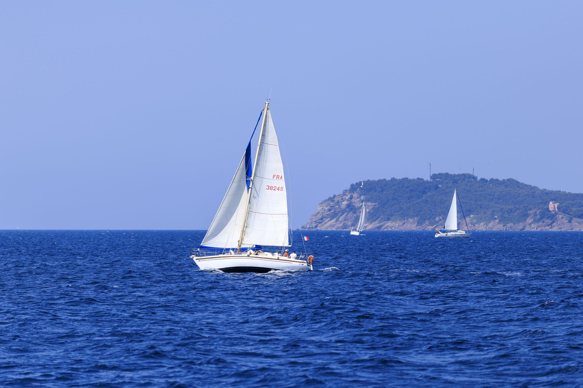 Sortie en mer dans la rade de Toulon